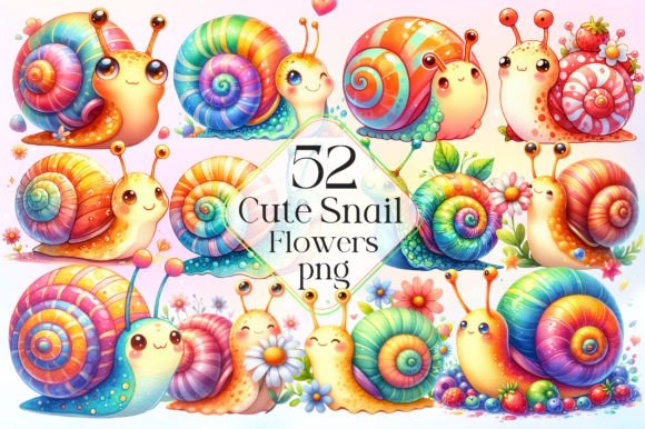 Download Cute Snail Sublimation Clipart - Premium Resources