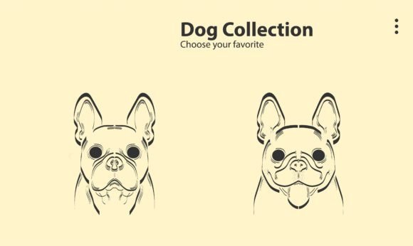 Download Icon Flat Character Drawing Dog Line Paw - Drawing Collection