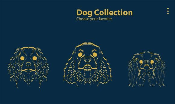 Download Icon Flat Character Drawing Dog Line Paw - Drawing Collection